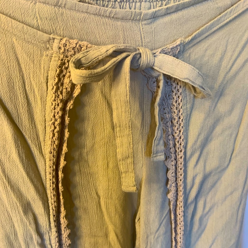 Tan/Khaki wrap pants